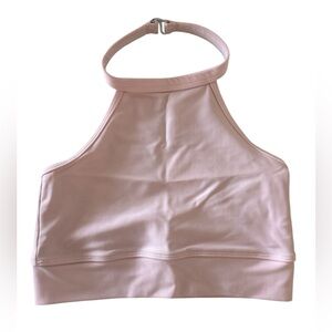 Soft Pink Halter Neck Dance Top